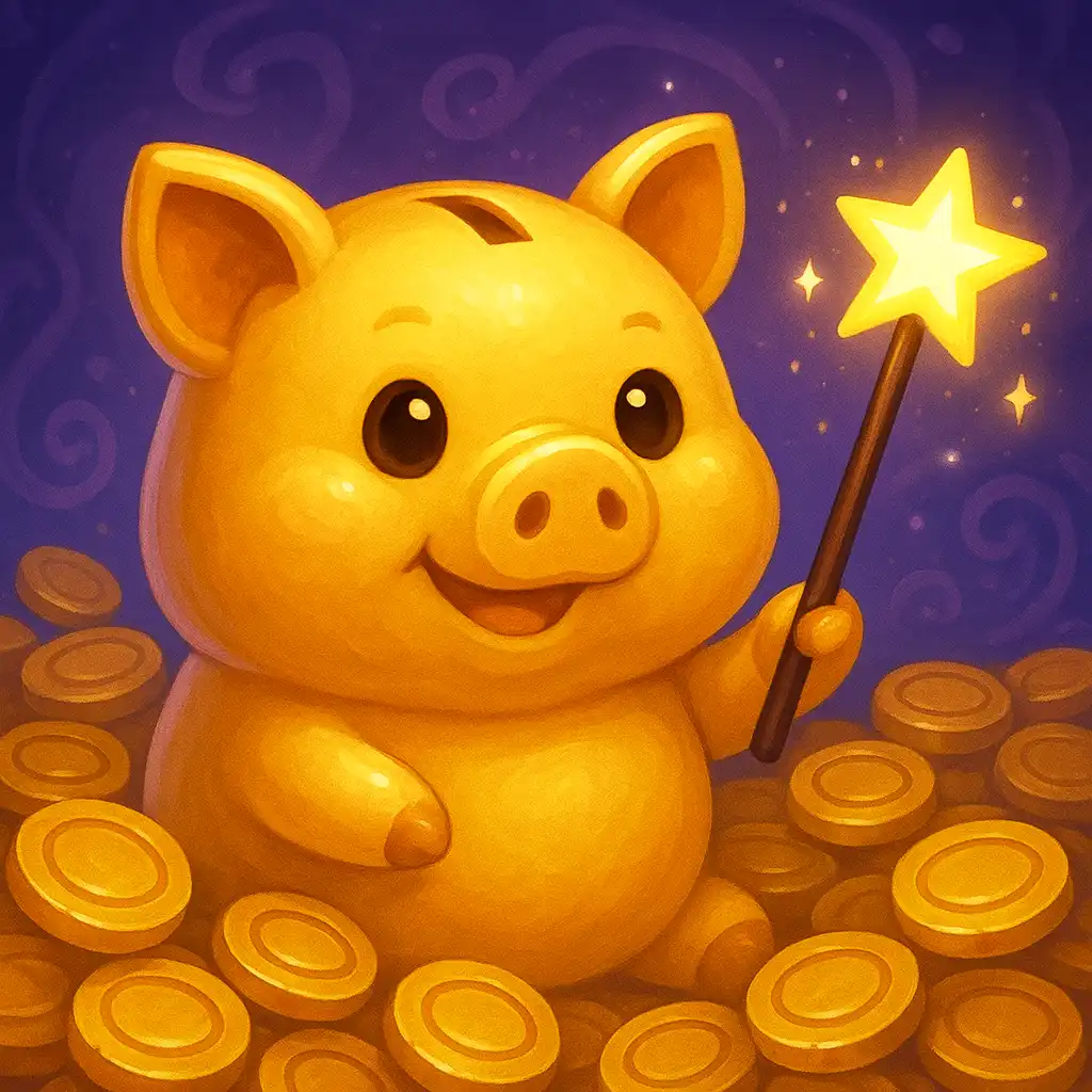 Piggy Prizes Wand of Riches